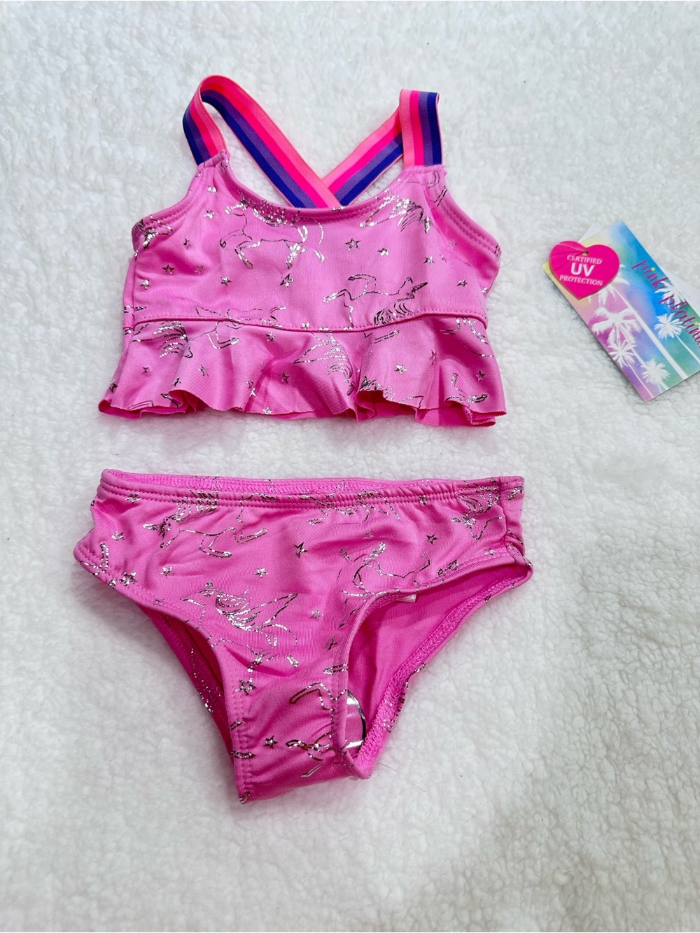 Pink Platinum Unicorn Bikini